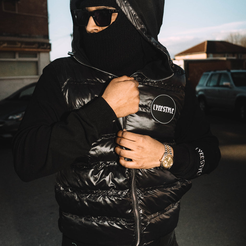 OG HYBRID QUILTED JACKET - BLACK